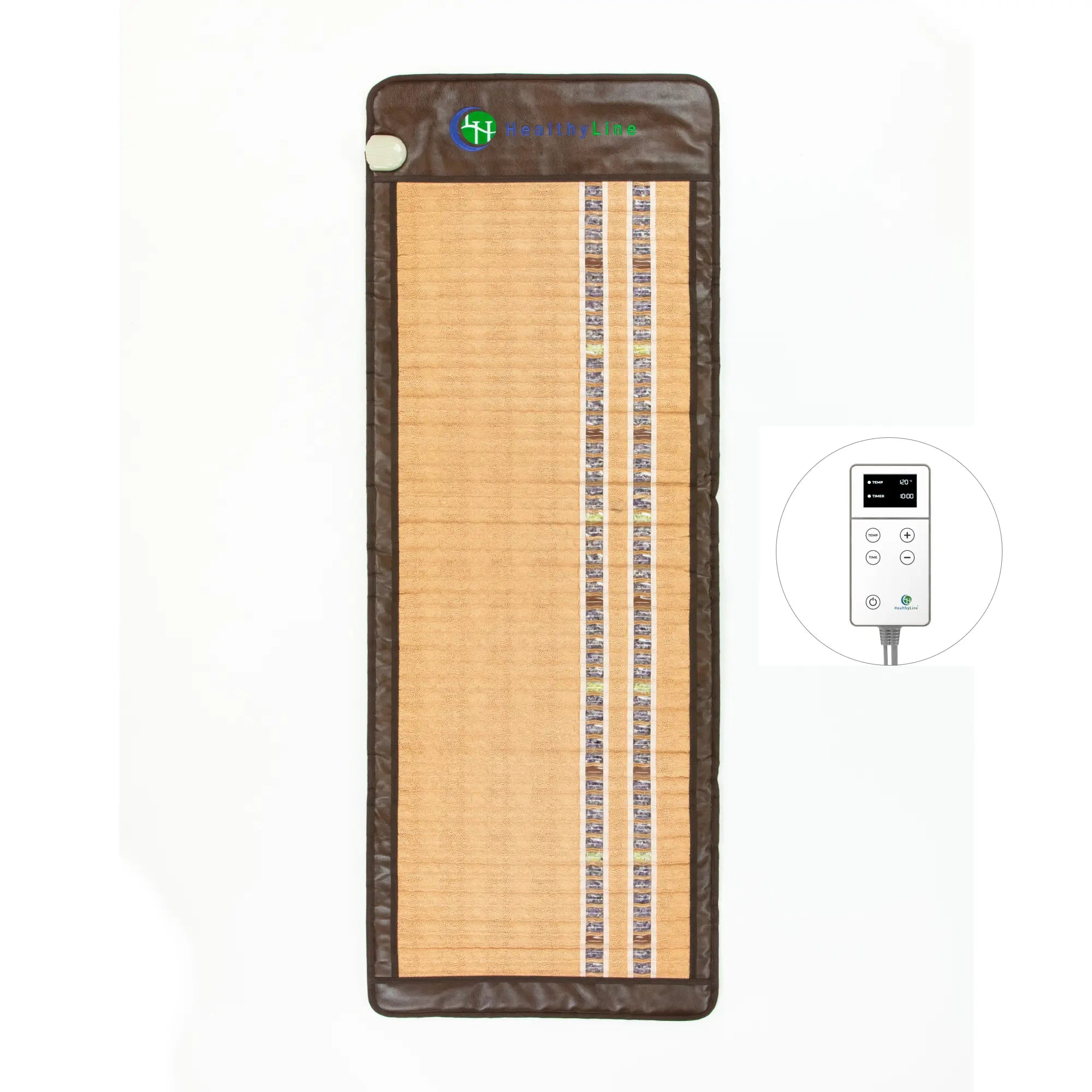 HealthyLine SOFT Series Far Infrared Heating Pad, 72x24 inches, soft heating mat for pain relief and relaxation.
