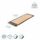 HealthyLine SOFT Series Far Infrared Heating Pad, 72x24 inches, soft heating mat for pain relief and relaxation.