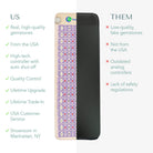 HealthyLine The TAJ Bed Series heating pad for mattresses, 110V queen size, providing soothing warmth and comfort.