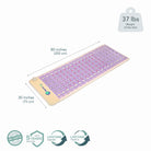 HealthyLine TAJ Bed Series heating pad on queen mattress topper, designed for soothing heat therapy and comfort.