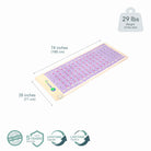 HealthyLine TAJ Series PEMF Far Infrared Heating Pad, 72x24 inch heating mat for pain relief and relaxation.