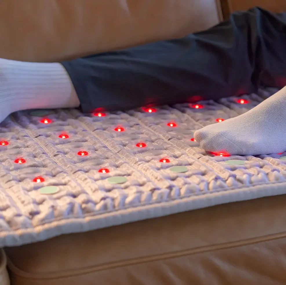 HealthyLine TAJ Series PEMF Far Infrared Heating Pad, 72x24 inches, designed for relaxing heat therapy and pain relief.