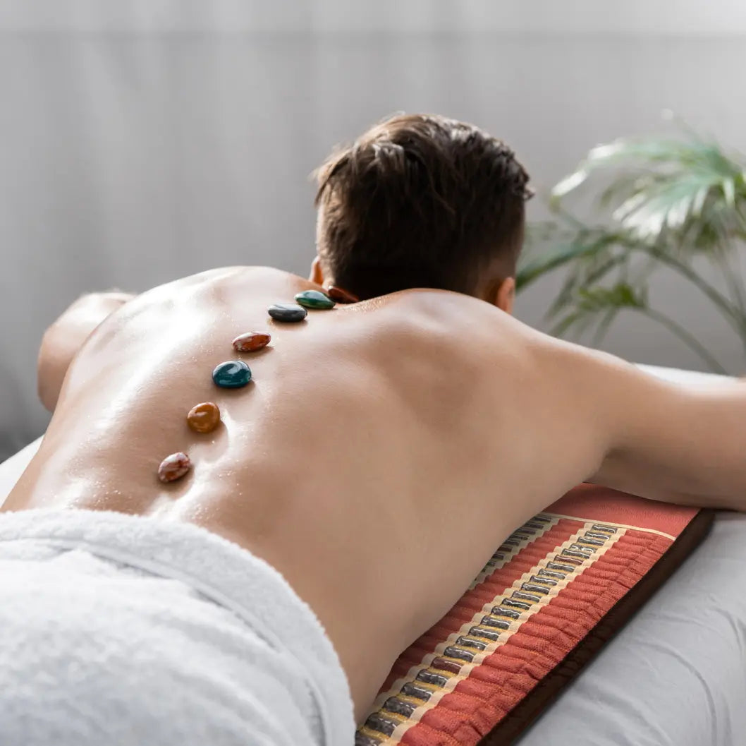 HealthyLine TAO Series PEMF Far Infrared Heating Mat, 18x18 inch heating pad with infrared therapy and PEMF technology.