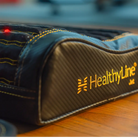HealthyLine Jet Series Pillow showing its ergonomic design and soft fabric for comfortable support and relaxation.