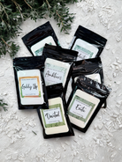 Heavenly Woods Candle Co HWCC Laundry Soap Discovery Pack with natural cleaning ingredients and eco-friendly packaging.