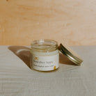Honeybee Hippie Honey Hydrate Tallow Butter in a jar, showcasing creamy, natural tallow butter for skin hydration and nourishment.