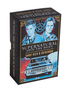 Insight Editions supernatural candle and tarot card deck bundle, featuring mystical candles and tarot cards for spiritual practice.