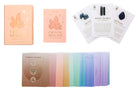 Insight Editions Crystal Healing Card Deck featuring colorful crystal illustrations for meditation and spiritual guidance.