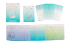 Insight Editions Self-Care card deck featuring colorful cards with motivational and calming messages for wellness and relaxation.