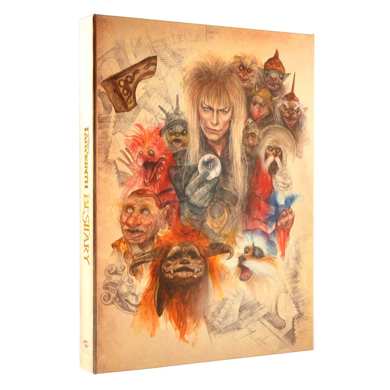 Collector edition of Jim Henson's Labyrinth Bestiary by Insight Editions featuring detailed illustrations from the fantasy book.
