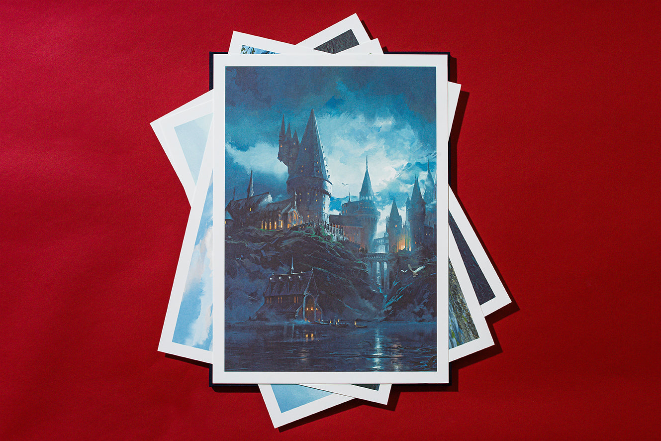 Collector Edition of The Art and Making of Hogwarts Legacy by Insight Editions, featuring detailed book cover and artwork.