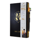 Flexibound Harry Potter Hogwarts Travel Journal with Pen by Insight Editions, featuring magical cover design and lined pages inside.