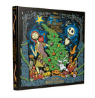 Hardbound The Nightmare Before Christmas pop-up book and advent calendar by Insight Editions with intricate holiday-themed illustrations.