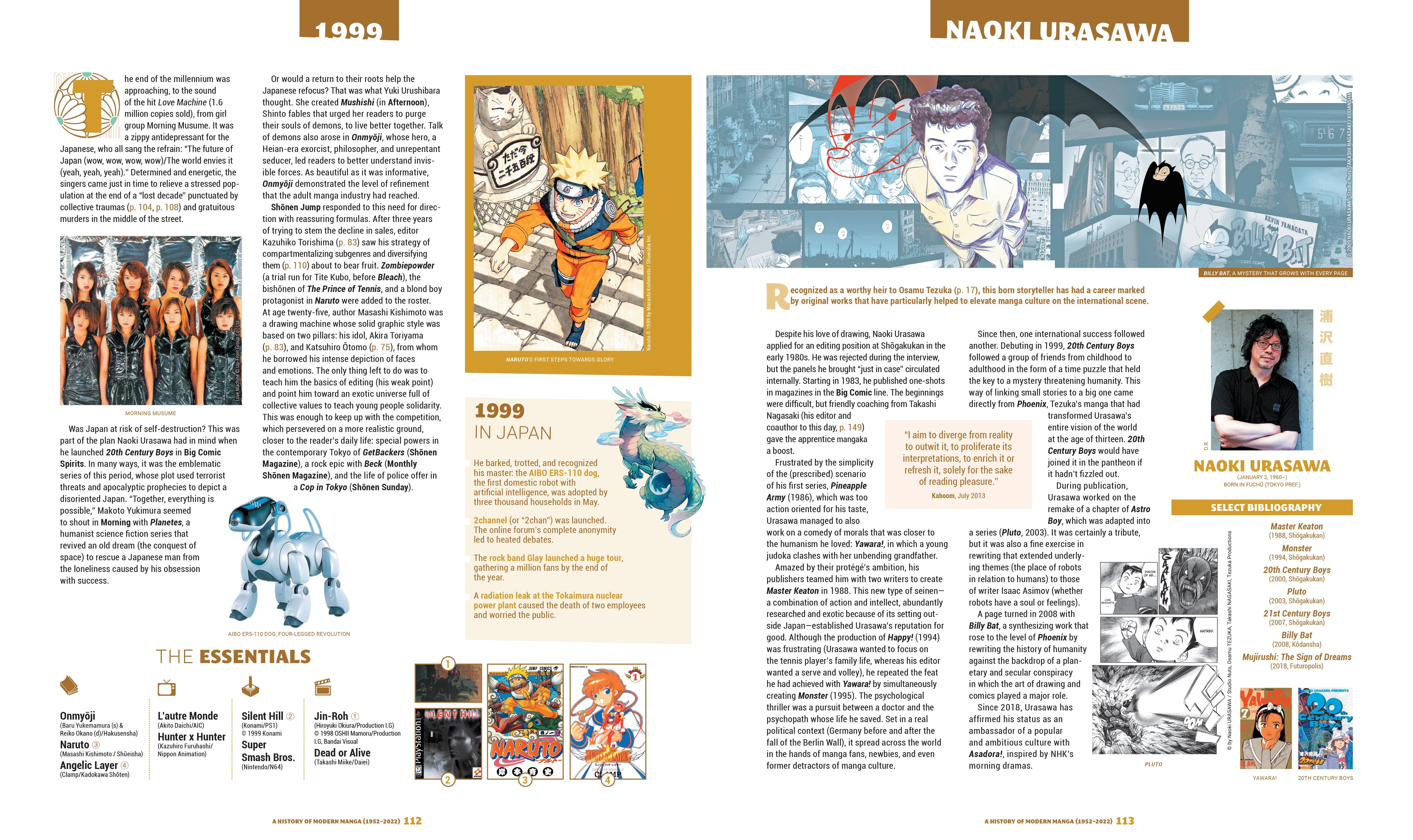 Hardcover copy of "A History of Modern Manga" by Insight Editions, featuring detailed cover artwork and title.