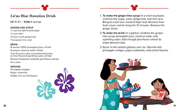 Hardcover book titled "A Taste of Disney: Drinks" by Insight Editions, featuring colorful Disney-themed beverage illustrations.