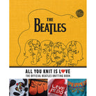 Hardcover book titled "All You Knit Is Love" by Insight Editions, featuring a cozy knitting-themed cover design.