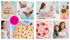 Hardcover book titled "American Girl Birthday!" by Insight Editions with colorful cover art featuring American Girl characters.