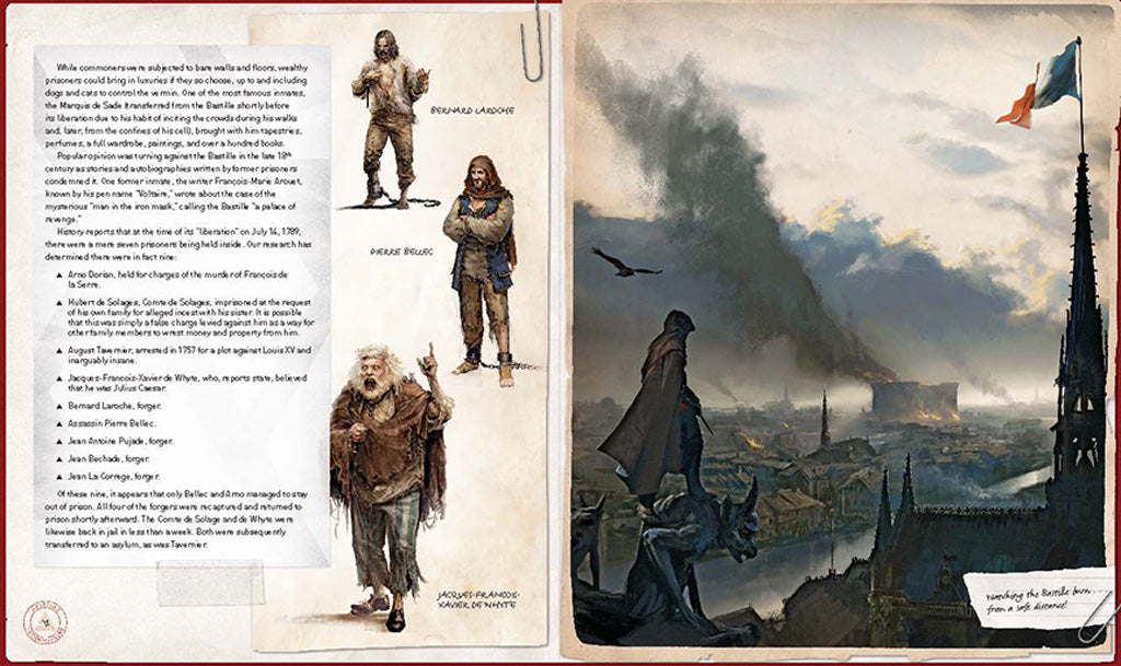 Hardcover edition of Assassin's Creed Unity by Insight Editions, featuring detailed cover art and a sturdy binding.