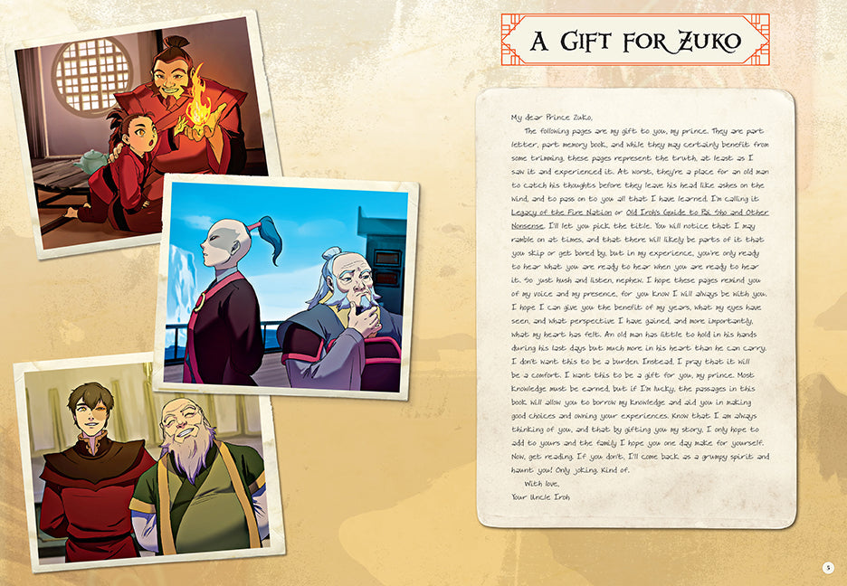 Hardcover book titled "Avatar: The Last Airbender - Legacy of The Fire Nation" by Insight Editions with cover art visible.