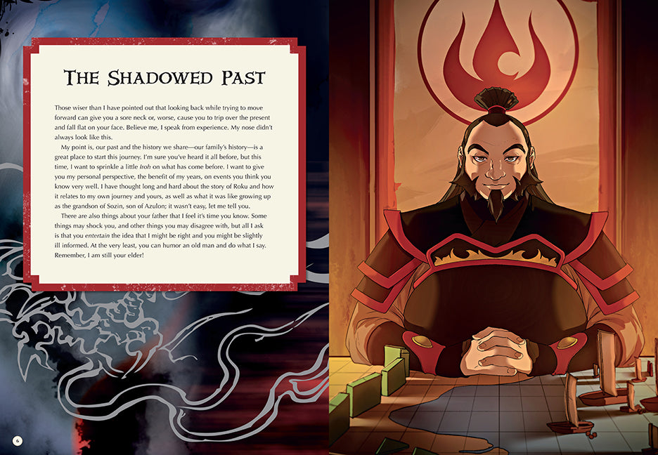 Hardcover book titled "Avatar: The Last Airbender - Legacy of The Fire Nation" by Insight Editions, featuring artwork on the cover.