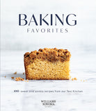 Hardcover Baking Favorites book by Insight Editions with colorful baking recipes and illustrations on the cover.