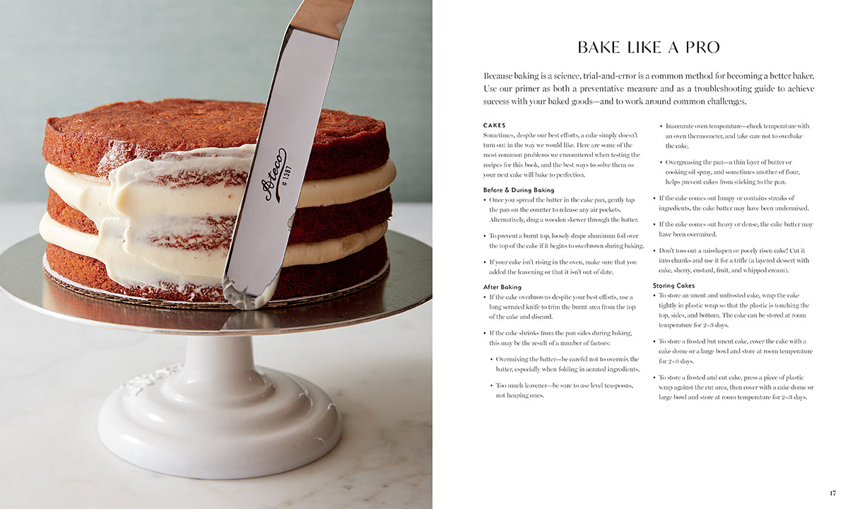 Hardcover Baking Favorites book by Insight Editions featuring a colorful cover with baking utensils and delicious baked goods.