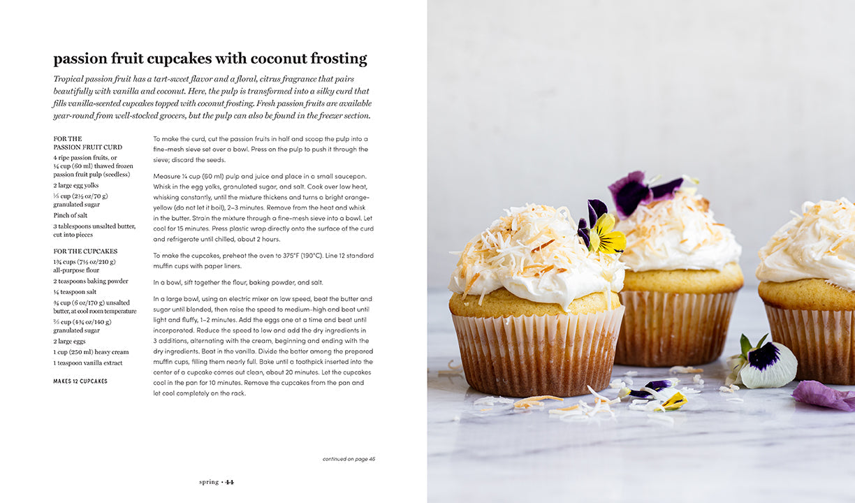 Hardcover copy of Baking for Every Season cookbook by Insight Editions, featuring colorful seasonal baking images.