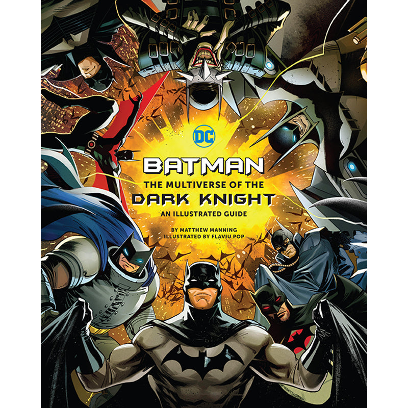Hardcover of Batman: The Multiverse of the Dark Knight by Insight Editions, featuring a detailed cover with Batman imagery.