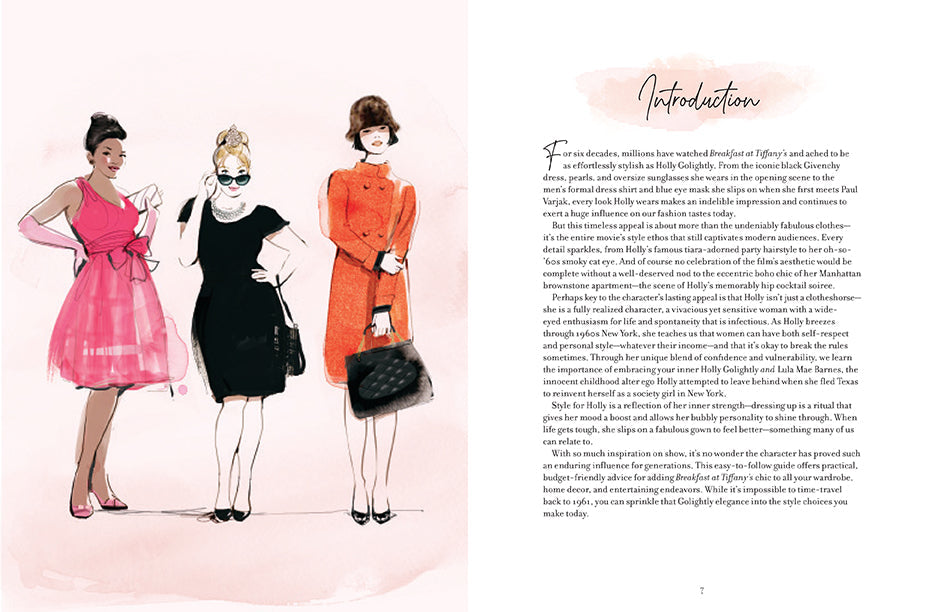 Hardcover book titled "Breakfast at Tiffany's: The Official Guide to Style" by Insight Editions, featuring a stylish cover design.