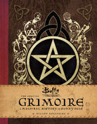 Hardcover of Buffy the Vampire Slayer: The Official Grimoire by Insight Editions, featuring mystical symbols and a dark, magical cover design.