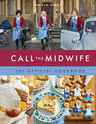 Hardcover of "Call the Midwife" official cookbook by Insight Editions featuring vintage-inspired cover design.