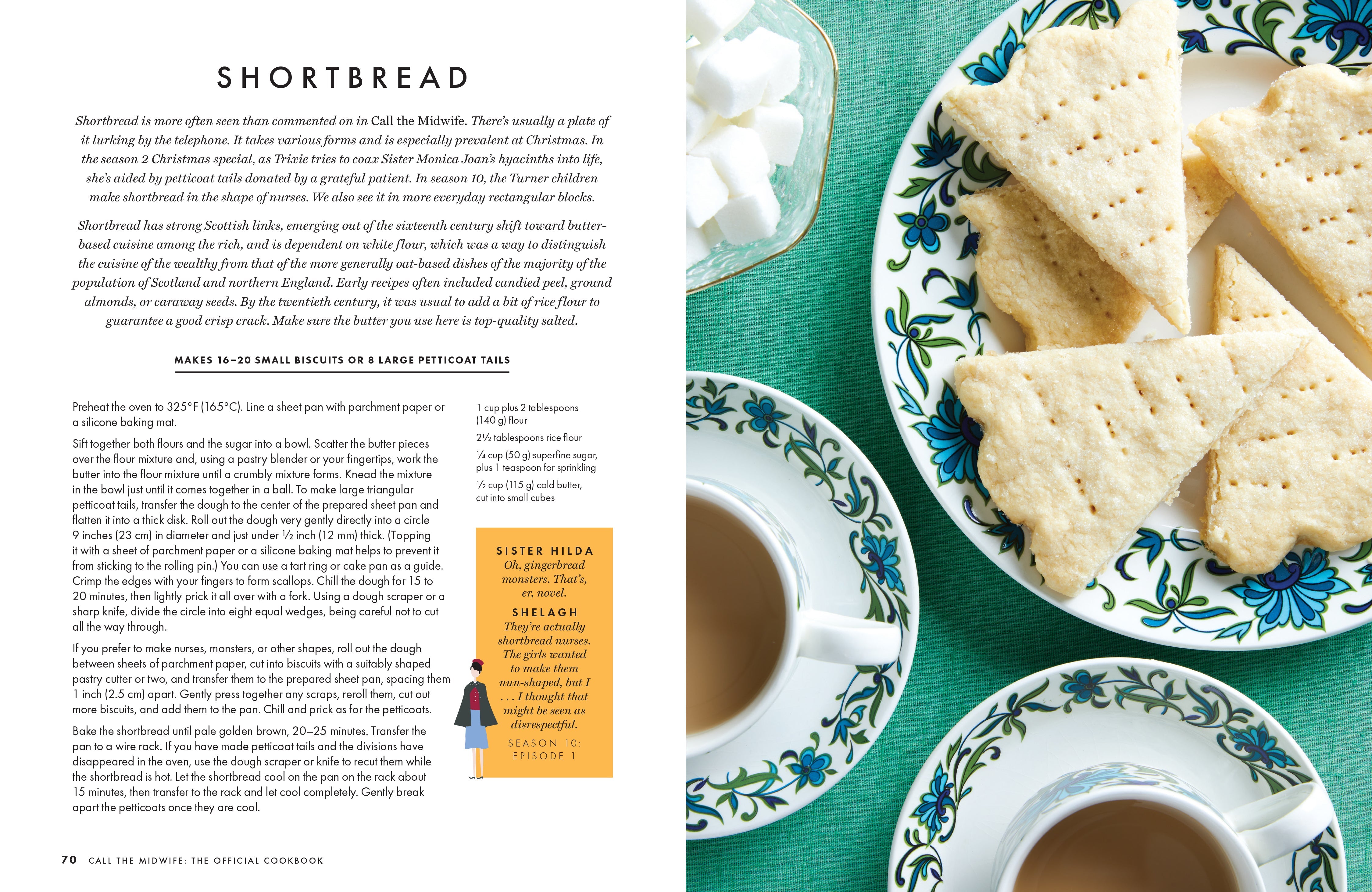 Hardcover of Call the Midwife: The Official Cookbook by Insight Editions showing the book cover with title and decorative design.