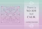 Hardcover book titled "Calm" by Insight Editions, featuring a tranquil cover image with soothing design elements.