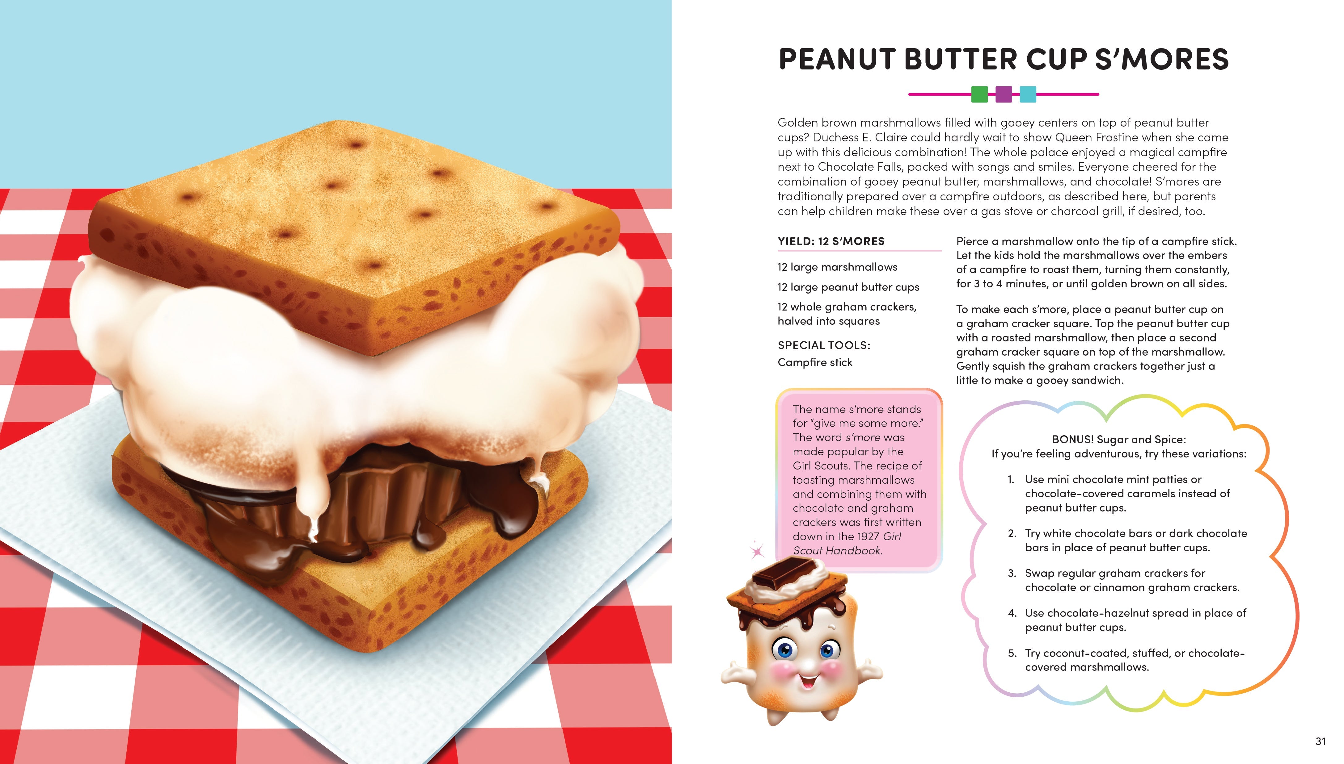 Hardcover of Candy Land: The Official Cookbook by Insight Editions, featuring colorful illustrations and recipe pages.