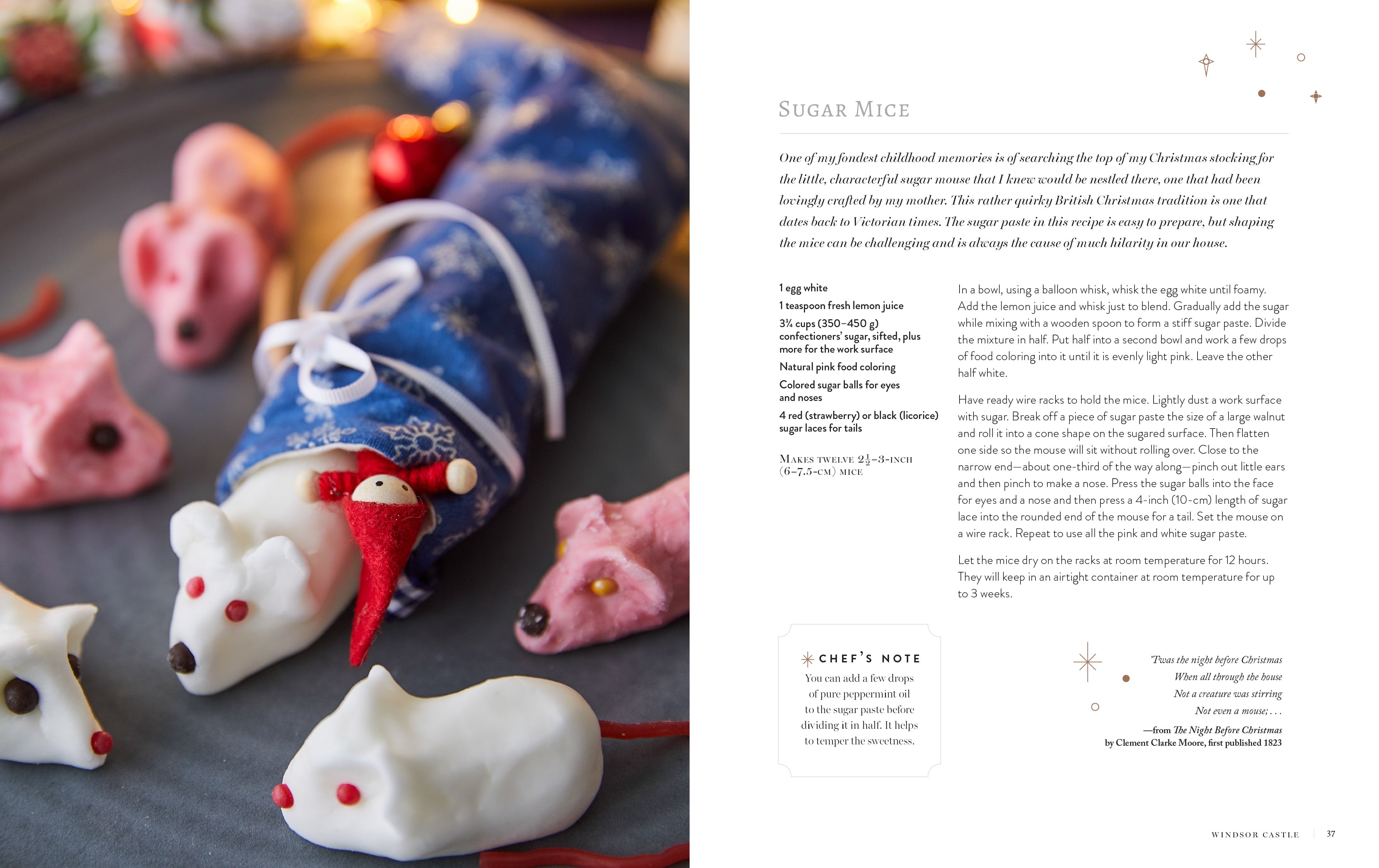 Hardcover copy of "Christmas at the Palace" by Insight Editions, featuring festive holiday imagery on the cover.
