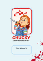 Hardcover Chucky Good Guys Journal by Insight Editions with spooky doll-themed cover design.