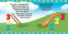 Hardcover book titled "Chutes and Ladders: Counting Up and Down" by Insight Editions, showing colorful game illustrations on the cover.