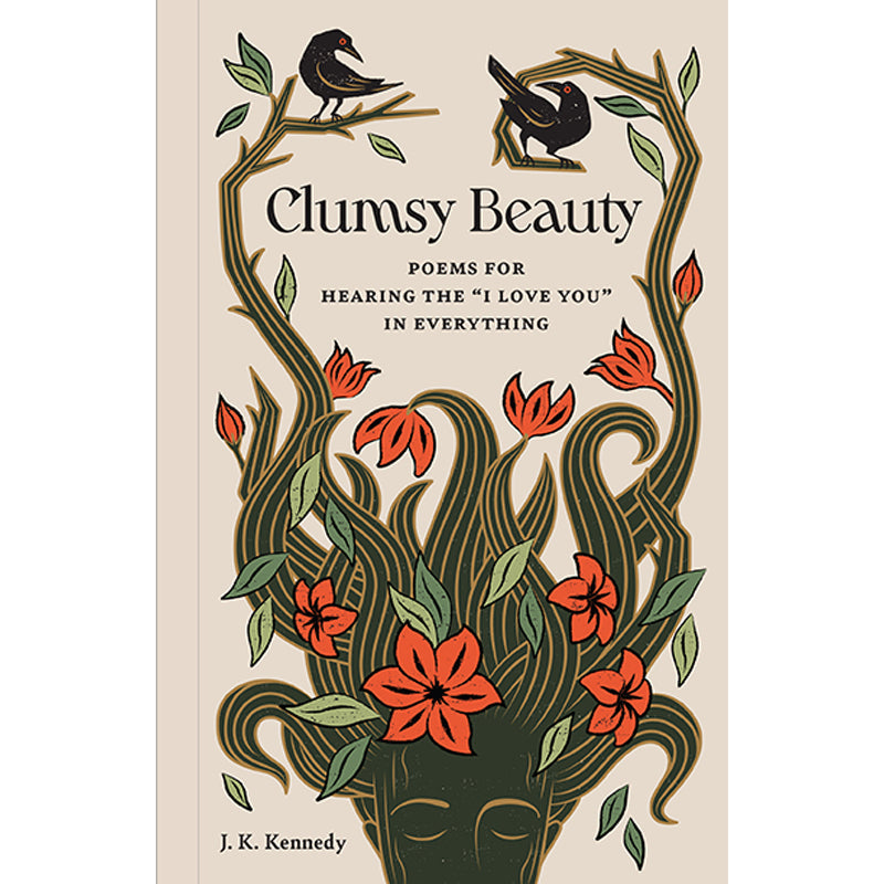 Hardcover book titled Clumsy Beauty by Insight Editions, featuring a colorful cover design and artistic illustrations.