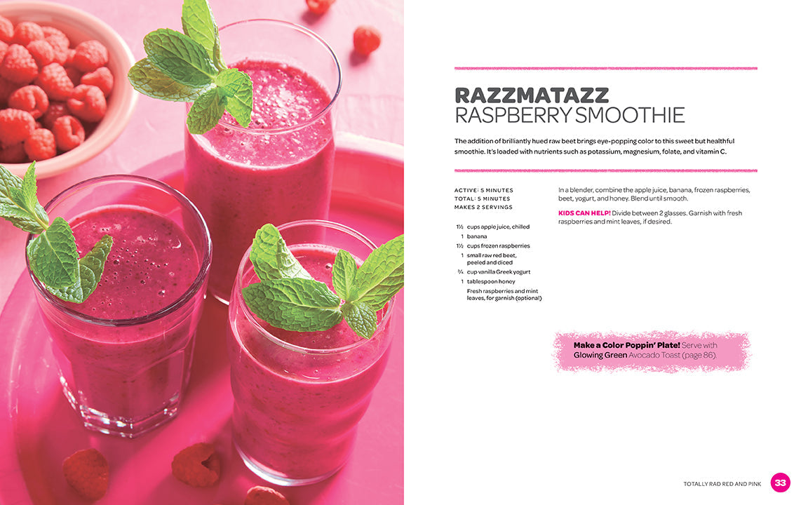 Hardcover book titled "Cooking with Color" by Insight Editions, featuring vibrant Crayola-themed culinary illustrations.