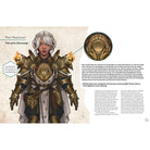 Hardcover book titled Critical Role: The Armory of Heroes by Insight Editions, featuring fantasy art and character illustrations inside.