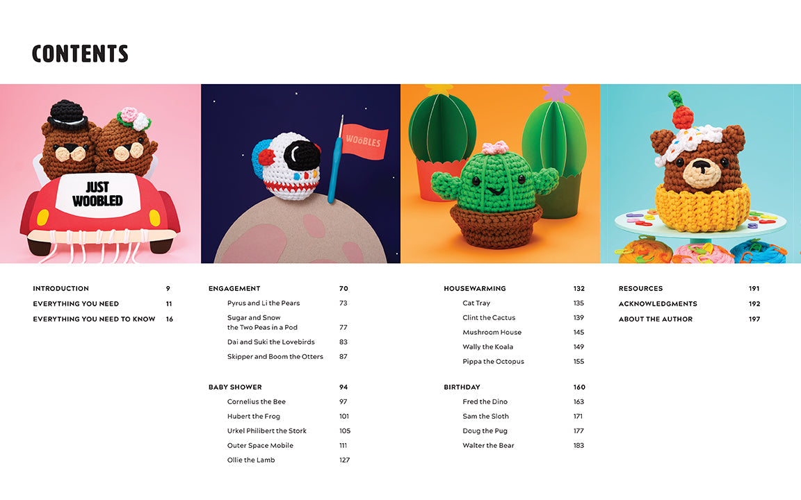 Hardcover crochet amigurumi book by Insight Editions, featuring colorful handmade yarn characters for all occasions.