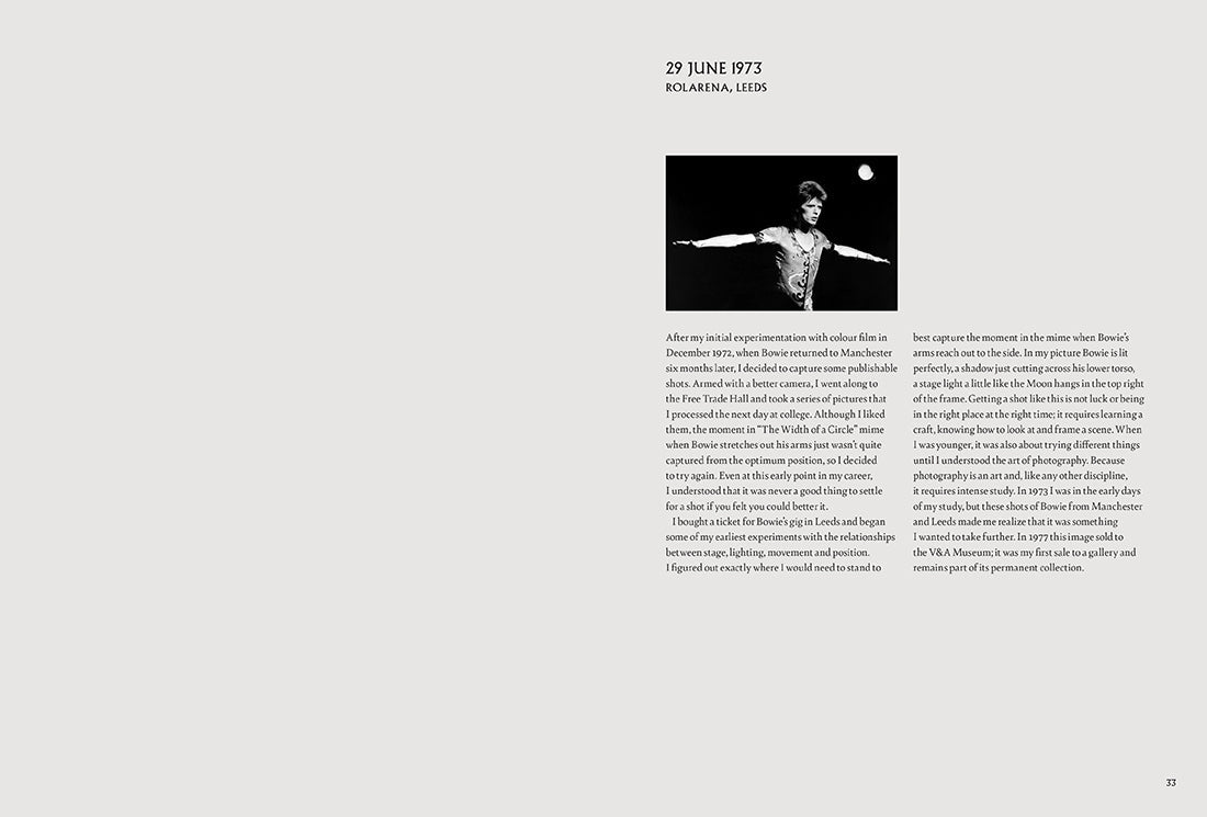 Hardcover book titled David Bowie by Insight Editions featuring images and biography of the iconic musician.