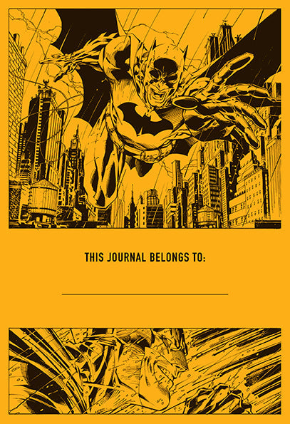 DC Batman hardcover journal by Insight Editions featuring Batman artwork and a durable black cover for writing and note-taking.
