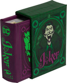 Hardcover book titled "DC Comics: The Joker: Quotes from the Clown Prince of Crime" by Insight Editions, featuring Joker artwork.