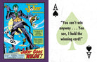 Hardcover book titled "DC Comics: The Joker: Quotes from the Clown Prince of Crime" by Insight Editions featuring Joker artwork.