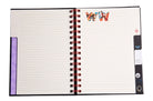 Hardcover Wonder Woman 1984 spiral notebook by Insight Editions featuring DC Comics superhero Wonder Woman on the cover.