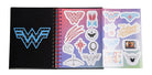 Hardcover Wonder Woman 1984 spiral notebook with DC Comics branding and colorful artwork from the Wonder Woman 1984 movie.