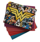 Hardcover set of Wonder Woman blank boxed note cards by Insight Editions featuring iconic DC Comics Wonder Woman artwork.