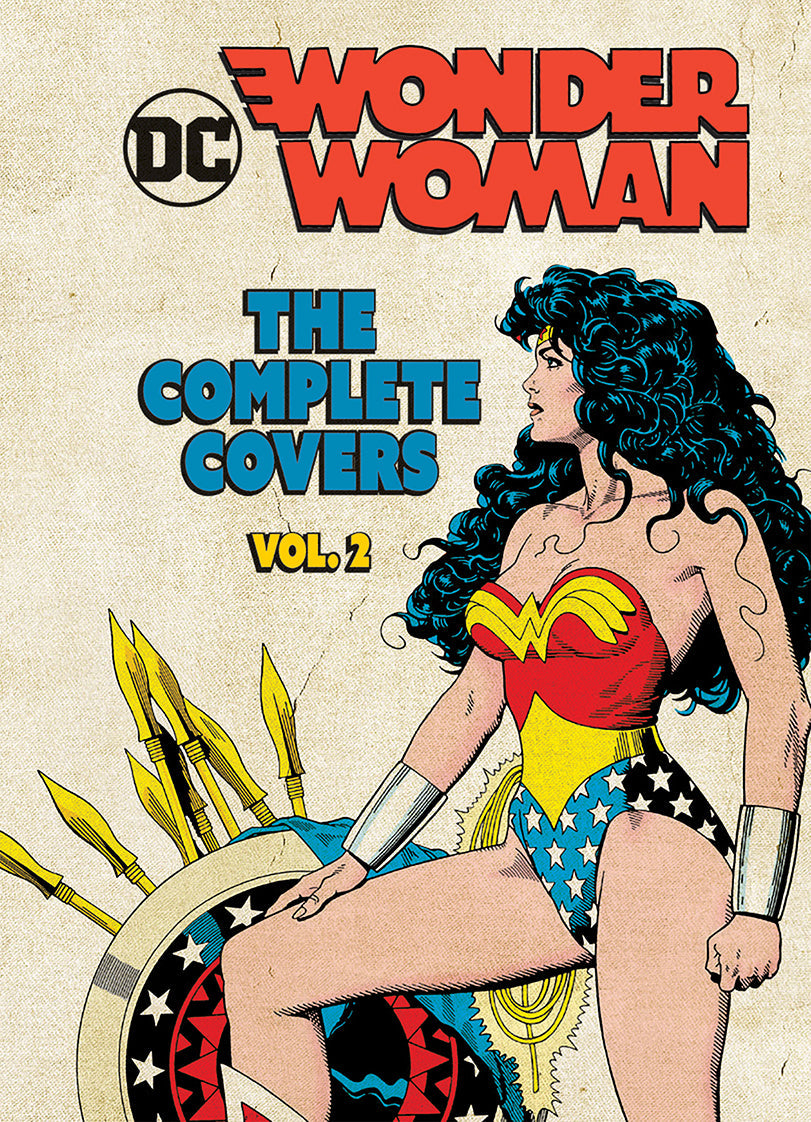 Hardcover of DC Comics Wonder Woman: The Complete Covers Vol. 2 by Insight Editions, featuring colorful Wonder Woman cover art.
