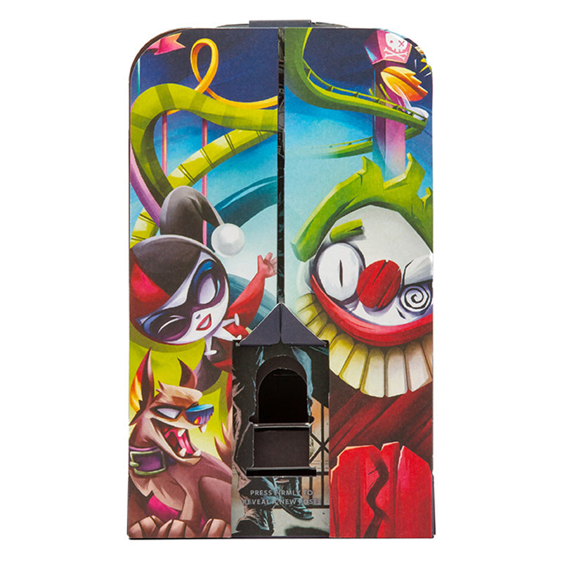 Hardcover DC Flip Pop book featuring The Joker by Insight Editions, showcasing vibrant comic art and colorful design.
